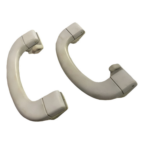 Par Alça Puxador De Teto Pqp Fiat Stilo 2005 Bege