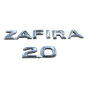 Emblema Letreiro Tampa Traseira Chevrolet Zafira 2003 A 2010 Prata