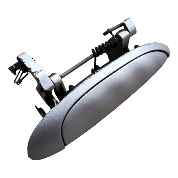 Maçaneta Externa Porta Traseira Direita Logan 2008 A 2013 Prata Traseira