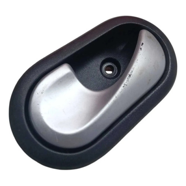 Maçaneta Interna Esquerda Logan Sandero 2008 A 2013 Cinza Dianteira/traseira