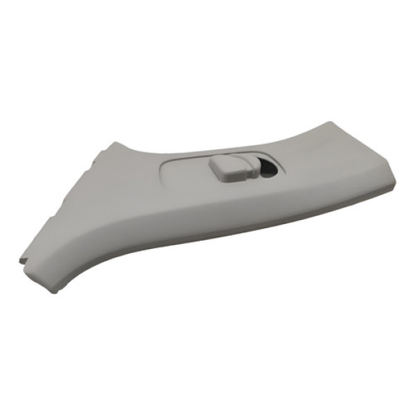 Moldura Interna Coluna Central Esquerda C4 Lounge Cinza-claro