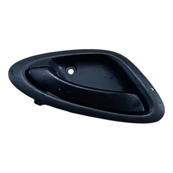 Maçaneta Interna Porta Traseira Esquerda Fit 2003 A 2007 Preto Traseira