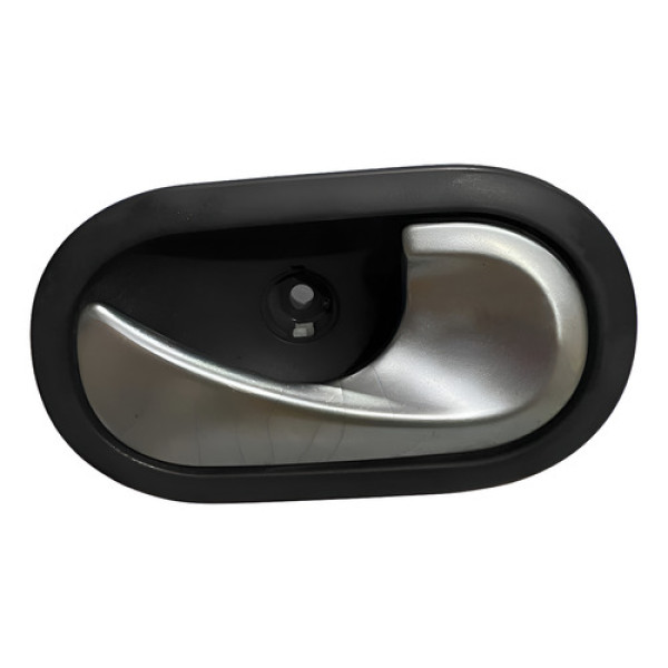 Maçaneta Interna Direita Renault Megane Logan 2008 A 2012 Cromada Dianteira/traseira