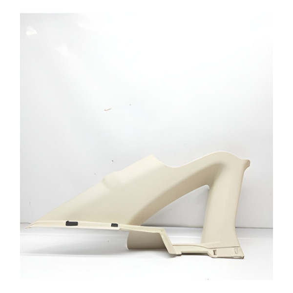 Acabamento Coluna Traseira Esquerdo C4 Pallas 2008 A 2012 S7 Branco Navajo