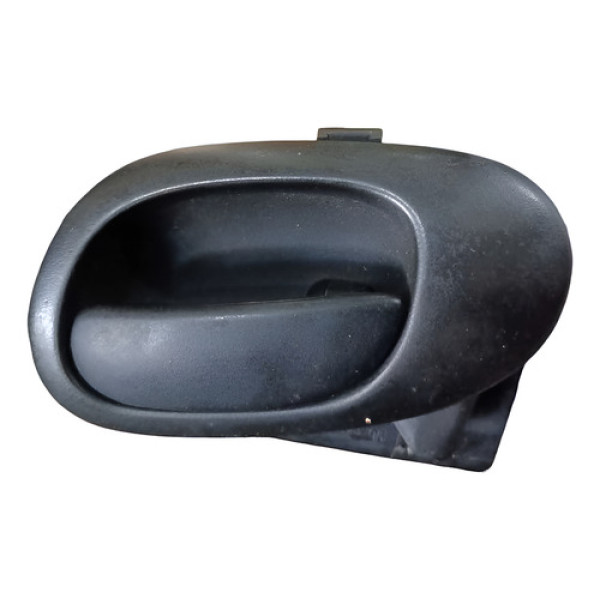 Maçaneta Interna Direita Peugeot 206 207 2003 A 2010 - Preto - Dianteira/traseira