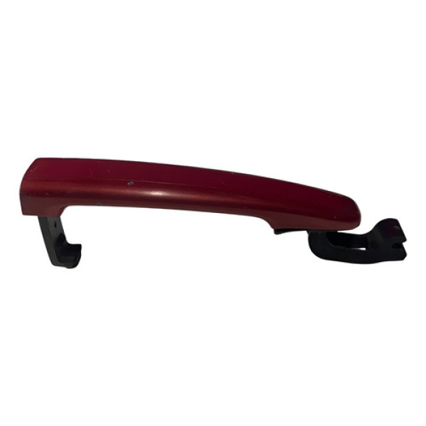 Maçaneta Externa Porta Traseira Direita Peugeot 208 2014 Vermelho Dianteira/traseira