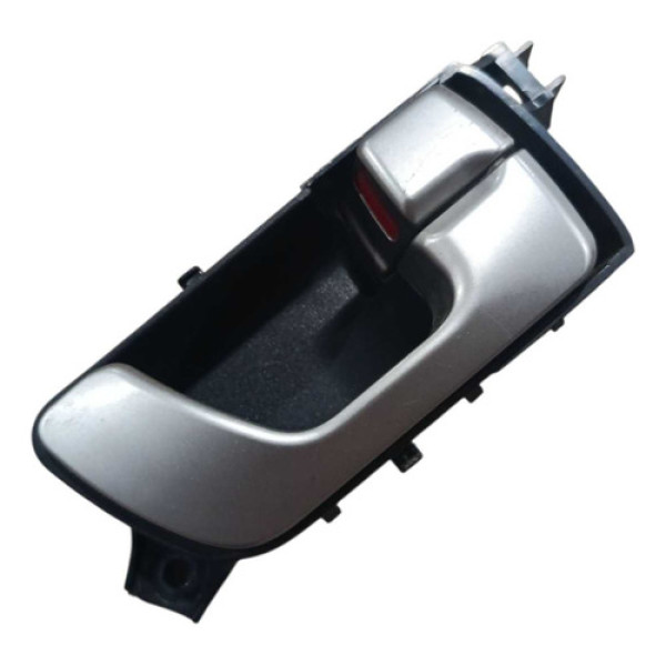 Maçaneta Interna Dianteira Direita Pajero Full 2001 A 2007 Prata Traseira