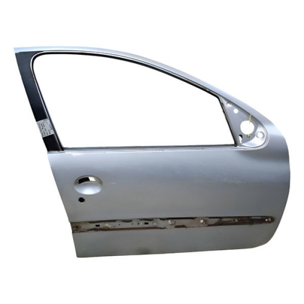 Porta Dianteira Direita Peugeot 206 207 2003 A 2010 Dianteira Direito Cinza