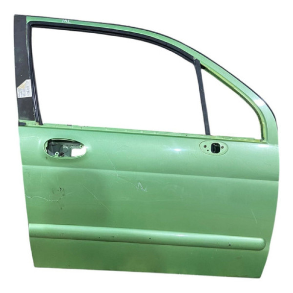 Porta Dianteira Direita Chery Qq 2011 C/detalhe Original Dianteira Direito Verde