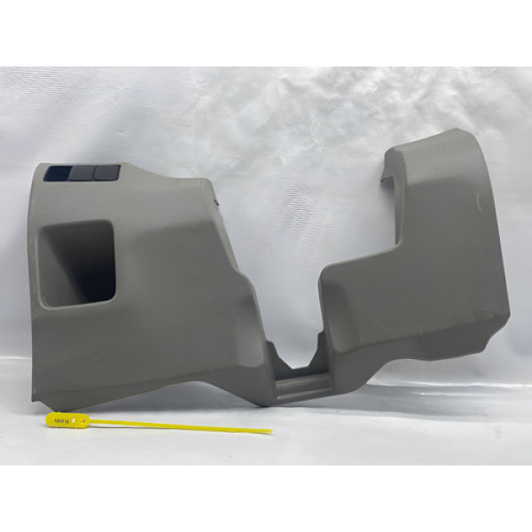 Acabamento Inferior Esquerdo Painel Honda Civic 2014 S26 Cinza-claro