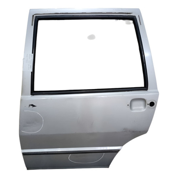 Porta Traseira Esquerda Fiat Uno Fire 2003 2013 C/detalhe Traseira Esquerdo Prata