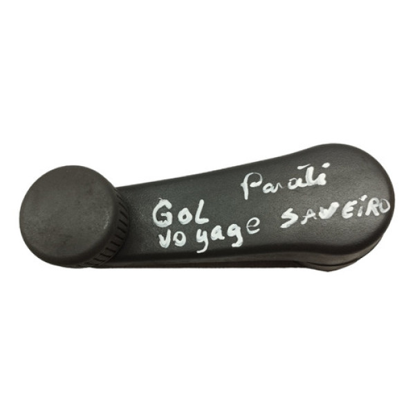 Manivela Vidro Volkswagen Gol Voyage Parati Saveiro Cx140 Preto