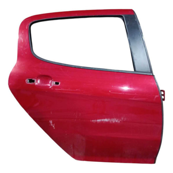 Porta Traseira Direita Peugeot 308 2012 A 2016 Original Traseira Direito Vermelho