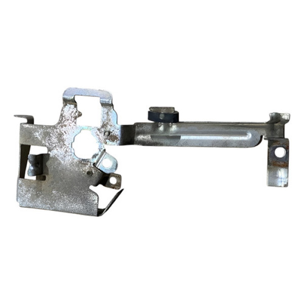 Suporte Maçaneta Externa Dianteira Esquerda Fit 2003 A 2008 Prata Dianteira