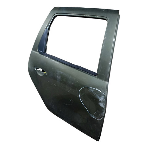 Porta Traseira Direita Duster Oroch 2017 2018 C/detalhe Traseira Direita Verde