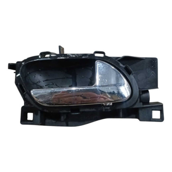 Maçaneta Interna Porta Traseira Direita C4 Pallas 2008 Preto Traseira