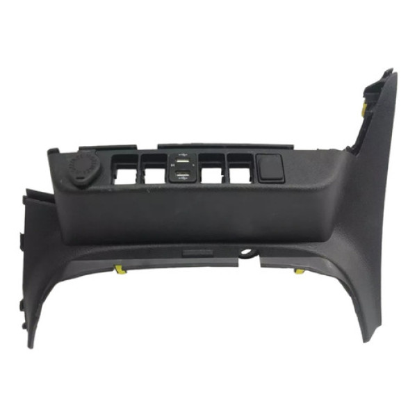 Moldura Painel Entrada Usb Tomada 12v Hilux 2020 Cx315