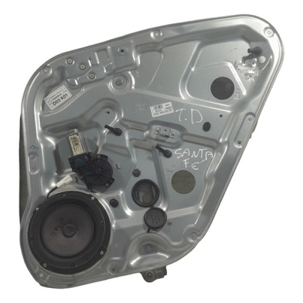 Maquina Vidro Eletrica Traseira Direita Santa Fé 2007/2012