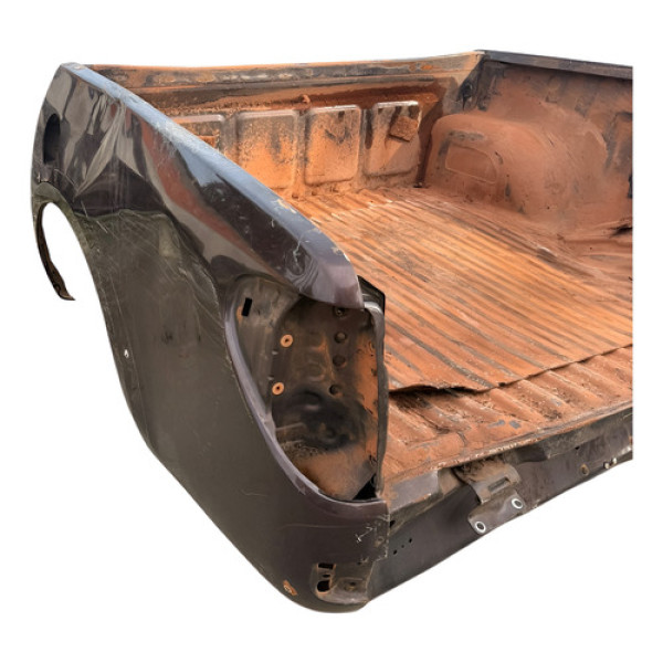 Folha Latetal Esquerda Caçamba  Triton 2010 Com Detalhes Marrom-claro