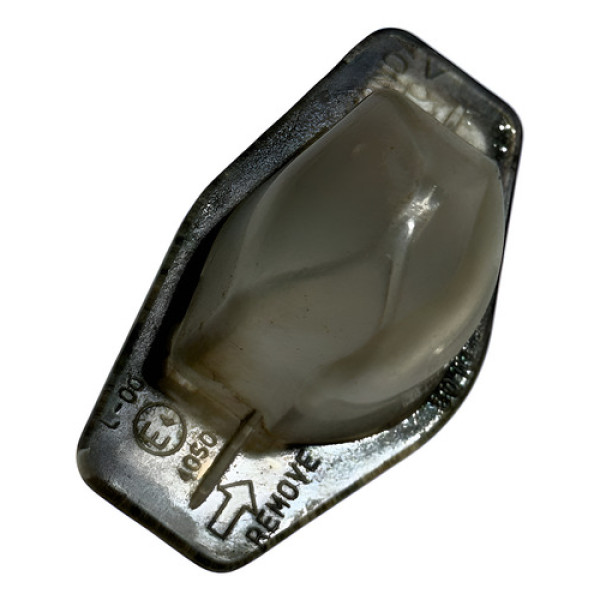 Lente Luz De Placa Honda Cr-v 2007 A 2012 Unidade Preto