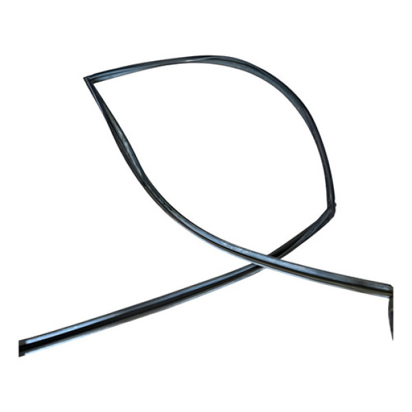 Borracha Canaleta Porta Traseira Direita Pajero Full 2010 Preto