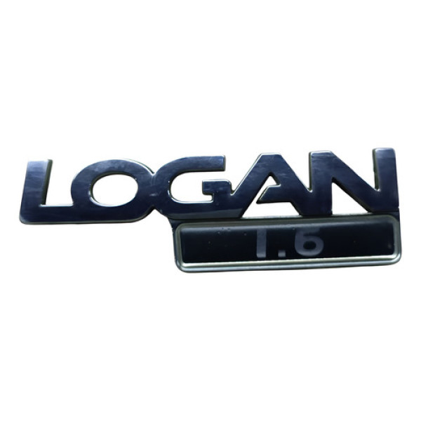 Emblema Traseiro Renault Logan 1.6 2008 A 2013  Prateado