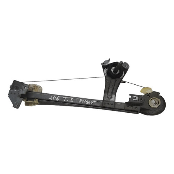 Maquina Vidro Manual Traseiro Esquerd Peugeot 206 2005 Cx105