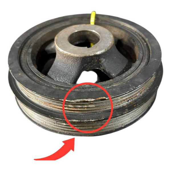 Polia Virabrequim Pajero Tr4 2.0 16v Flex 2007 A 2015 Cx73