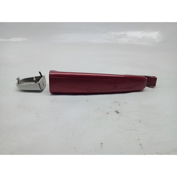 Maçaneta Externa Dianteira Direita Peugeot 307 2005 Cx205 Vermelho