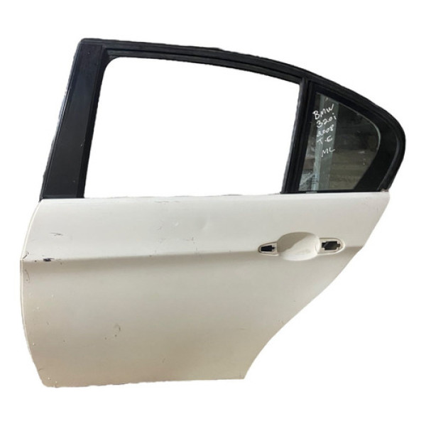 Porta Traseira Esquerda Bmw 320i 2008 Com Massa  Traseira Esquerdo Branco