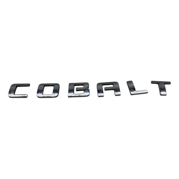 Emblema Escrita Traseira Cobalt 2017 A 2020 Prateado