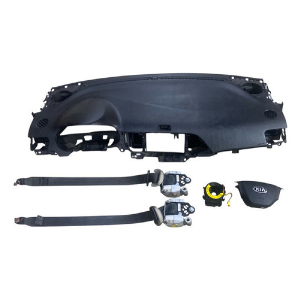 Kit Airbag Painel Picanto 2012 A 2020 Original Preto