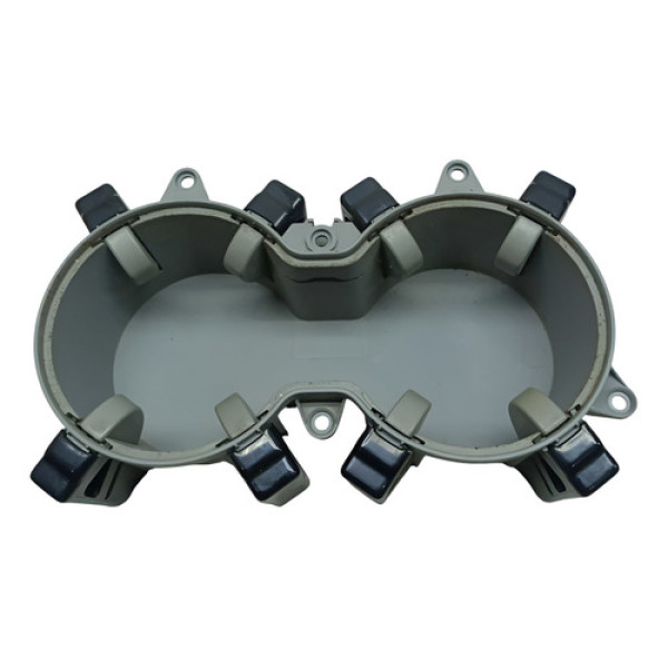 Porta Copos Console Central Santa Fé 2009 A 2012  Preto