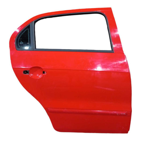 Porta Traseira Direita Volkswagen Gol G5 G6 G7 G8 2008 2021 Traseira Direito Vermelho