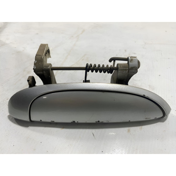 Maçaneta Externa Porta Dianteira Direita Logan 2010 Cx341 Cinza Claro