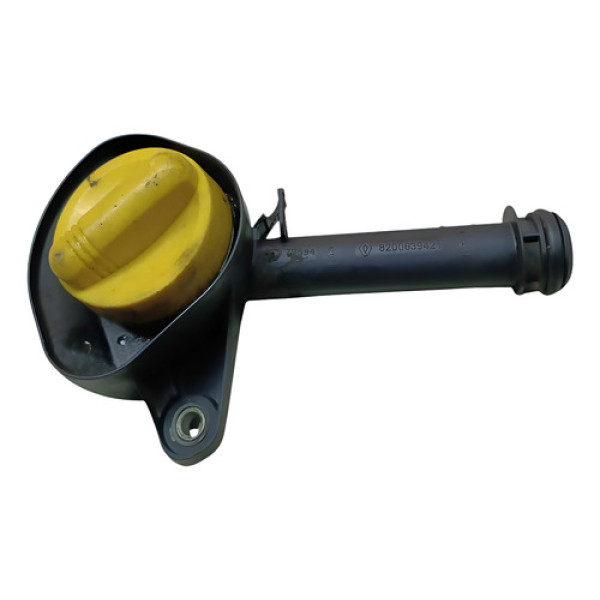Bocal Enchimento Óleo Motor Renault Logan 1.0 16v 2008 2013 Amarelo