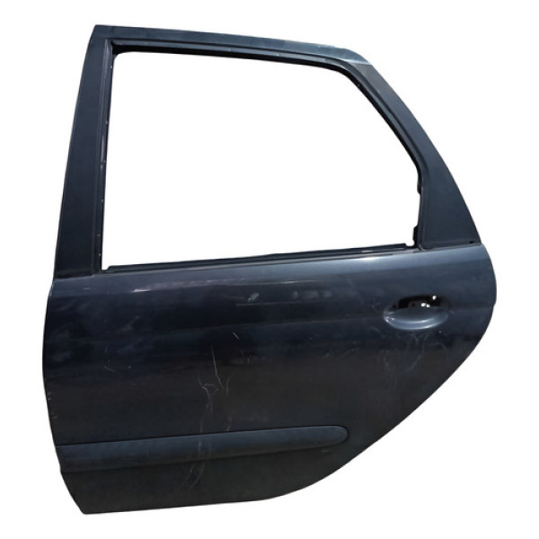 Porta Traseira Esquerda Renault Scenic 2003 À 2012 Traseira Esquerdo Azul-marinho