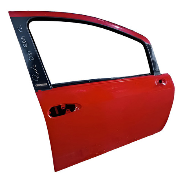 Porta Dianteira Direita Fiat Punto 2008 À 2012 Dianteira Direito Vermelho