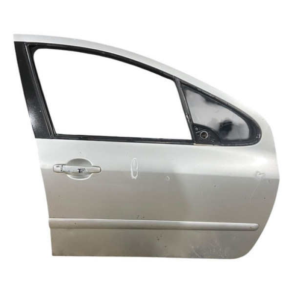Porta Dianteira Direita Peugeot 307 2001 A 2012 C/detalhe Dianteira Direita Prata