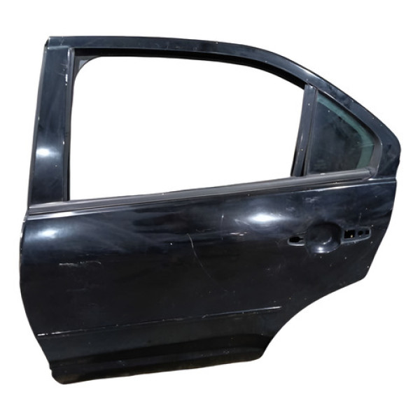 Porta Traseira Esquerda Ford Fusion 2007 2008 2009 2012 Traseira Esquerdo Preto