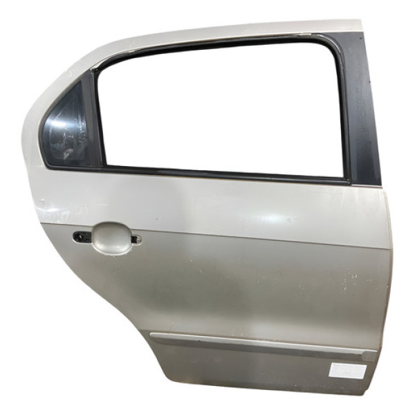 Porta Traseira Direita Volkswagen Voyage G5 2009 2011 Traseira Direita Prata