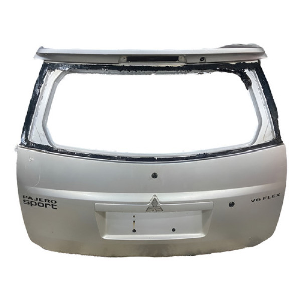 Tampa Traseira Mitsubishi Pajero Sport 2006 A 2010 Prateado