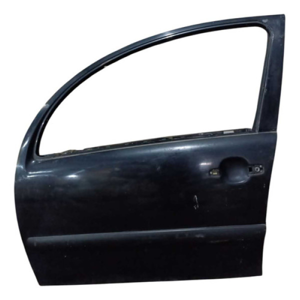 Porta Dianteira Esquerda Citroen C3 2003 A 2012 Dianteira Esquerda Preto