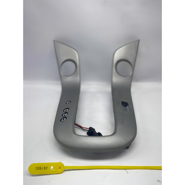 Moldura Alavanca Câmbio Automático Cruze 2012/16 Cx265 Cinza Claro Liso