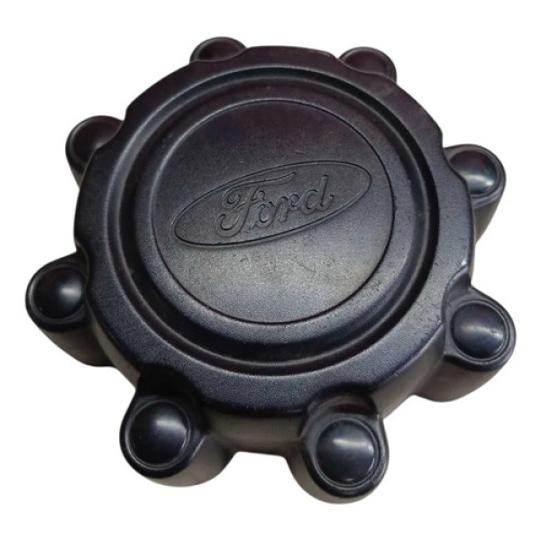 Calota Central Roda Ferro Aro 16 Ford F250 F350 1998 A 2019 Preto