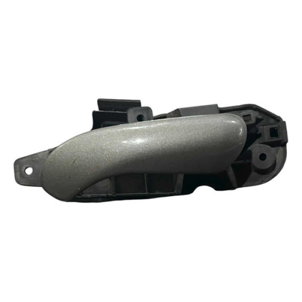 Maçaneta Interna Traseira Esquerda Fiat Stilo 2003 A 2008 Cinza Traseira