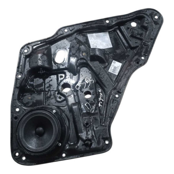 Suporte Máquina Vidro Traseiro Direito Tiguan 2010 A 2015 Traseira Direito Preto