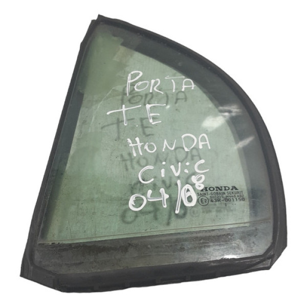 Vidro Fixo Porta Traseira Esquerda Civic 2001 A 2005 Cx133