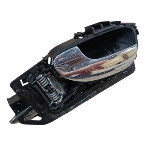 Maçaneta Interna Traseira Esquerda Peugeot 307 2003 A 2012 Preto Traseira