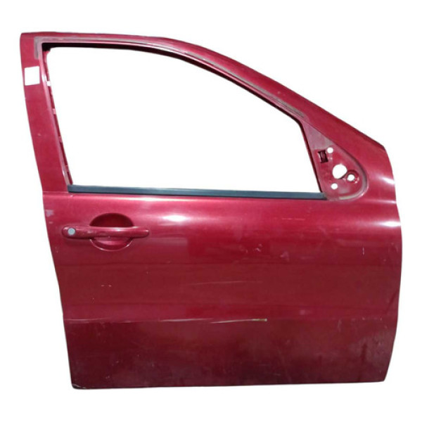 Porta Dianteira Direita Fiat Palio 2005 2006 2007 2008 Dianteira Direito Vermelho